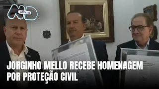 Governador Jorginho Mello é reconhecido por avanços em defesa civil