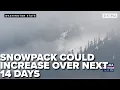NOAA forecast provides a little hope for our suffering snowpack