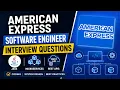 American Express Software Engineer Interview Questions Java Microservices REST APIs
