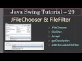 JFileChooser with File Filters Part 1 Abstract Java Swing Tutorial