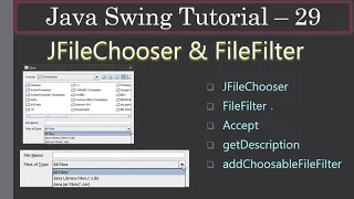 JFileChooser with File Filters Part 1 Abstract Java Swing Tutorial