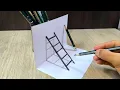 You Won t Believe How Easy It Is to Draw a 3D Staircase with This Trick - 3D Drawings