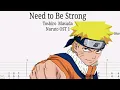 Lagu Naruto - Need to be strong guitar tab