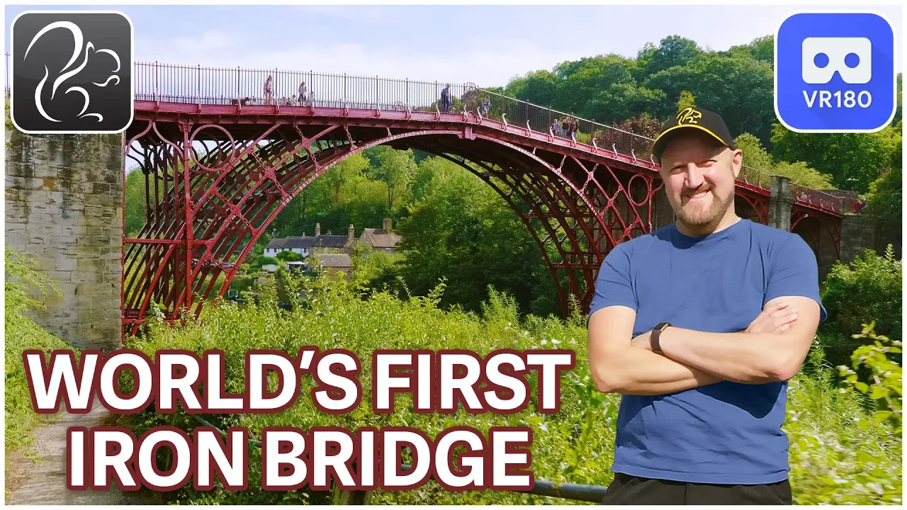Visiting The World's First Iron Bridge! - in VR180