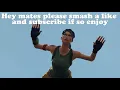 Sun goes down a Fortnite edit/montage
