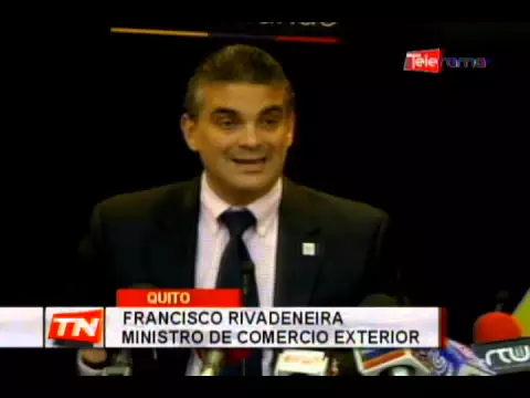 Ministro Rivadeneira confirmó eliminación de salvaguardias a Colombia y Perú