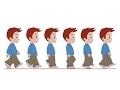 Flash Animation Tutorial - Character Walk Cycle Part-4