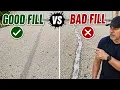 Most People Fill Concrete Cracks Wrong Here s the Fix