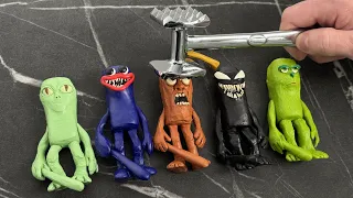 Destroying Clay Characters