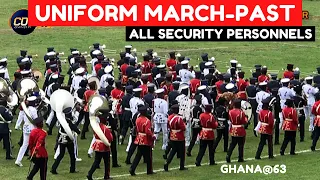 Ghana@63: Very Beautiful Marching Skills as All Security Services are Marching to exit Parade. pt2