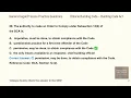 BCIN General Legal Practice Mock Exam - Set 2 Building Code Act Ontario Building Code