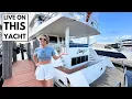 Lagu $849K BUYS YOU THIS 🤩 2001 Monte Fino 82 Liveaboard SuperYacht Tour