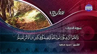 الشيخ السيد سعيد ورائعة من اعمل تلاوته سورة القصص 