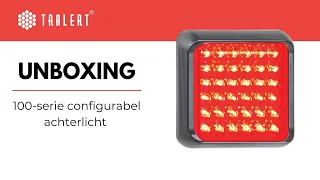 Vidéo : feu de freinage LED, feu arrière avec bordure noire | 12-24v | cable de 40 cm | 100RME