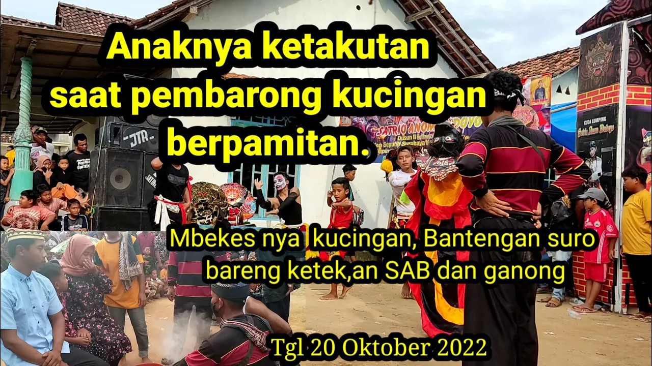 MBEKES BARENG,, SAMPAI ANAKNYA KETAKUTAN.. LARI