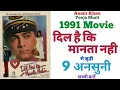 Lagu Dil Hai Ke Manta Nahin movie unknown facts Aamir Khan Pooja Bhatt revisit review Budget 1991 film