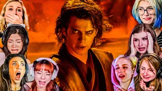 TOP FEMALE ANAKIN END Reactions Star Wars Episode III Revenge of the Sith Movie Reaction