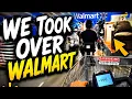 We took over Walmart with their carts Gadmiel went bald