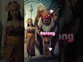 Barong Rangda with a Woman #shorts #bali #culture #dance #mythology