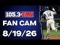 Rangers Shutout Nats 5-0 Practice Got Heated With Multiple Fights FAN CAM 8-19-26
