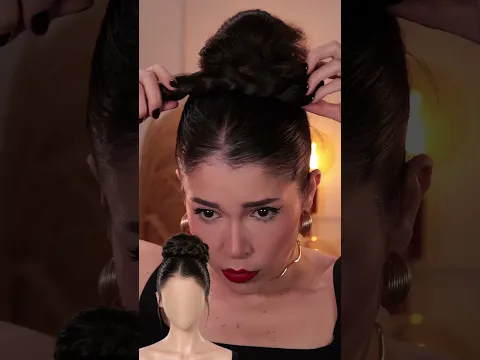 Penteado fácil de coque