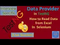 Data Provider in TestNG Using Data from Excel Pradeep Nailwal
