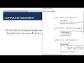 Lecture 30 - Assignment operator in java LearningStrome Academy
