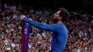 كلاسيكو الأرض ريال مدريد برشلونة 2 3 دوري الإسباني 2017 وجنون فهد العتيبي جودة عالية 1080i 