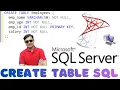 How To Create Table in Sql Server 2022 Urdu Hindi Tutorial 2