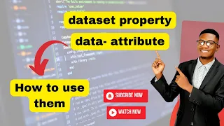 How to use data attribute in HTML and dataset property in JavaScript to pass data easily
