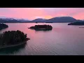 winter solstice sunrise in Juneau Alaska