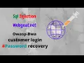 OWASP Webgoat SQL Injection and Password Recovery of a Customer