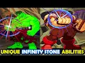 All Unique Character Abilities from Infinity Gems - Marvel Super Heroes - Fighting Collection