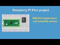 Raspberry Pi pico AM2320 temperature and humidity sensor MicroPython