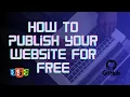 How to Publish Your Website for Free HTML CSS JS Website Hosting Using GitHub Pages