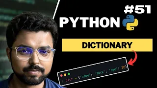 51 Dictionary in Python Python for Beginners in Hindi Full Course