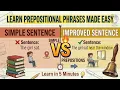 Prepositions Prepositional Phrases Explained Clearly Easy English Grammar