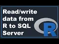 r with sql connect r to sql server how to connect r to sql server