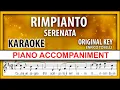 Download Lagu Serenata, Rimpianto KARAOKE Toselli Original key