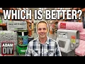 Two Blow-in Insulation options at Home Depot