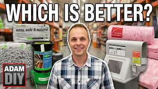 Two Blow-in Insulation options at Home Depot