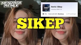 sikep viral tik tok sound hendraa lirik