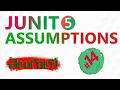 JUNIT5 ASSUMPTIONS