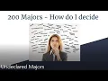 200 Majors - How do I decide