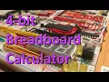 4-bit Breadboard Calculator