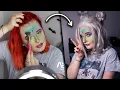 Transforming Into A Galaxy Goddess Alien Inspired Makeup Tutorial