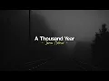 Download Lagu A Thousand Year - James Arthur (lyrics) [SpeedUp]