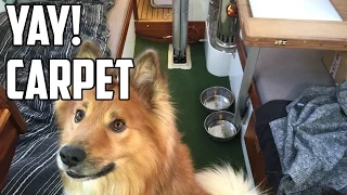 Sail Life – Sailboat update #9 – Carpet, the storm named Egon and my upcoming trip to the US