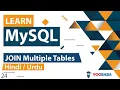 MySQL JOIN Multiple Tables Tutorial in Hindi Urdu