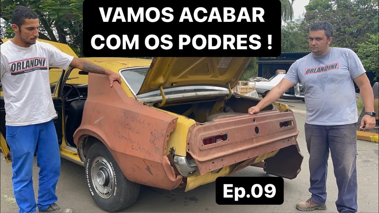 SAGA DO MAVERICK V8 - FUNILARIA À VISTA ! 4K
